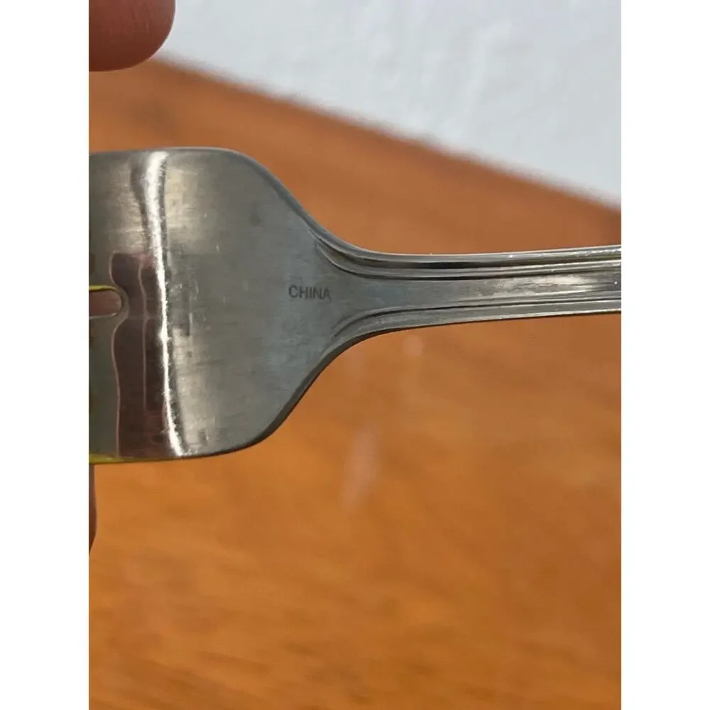 Gorham Monet Glossy Salad Dessert Fork Stainless Steel Flatware Silverware